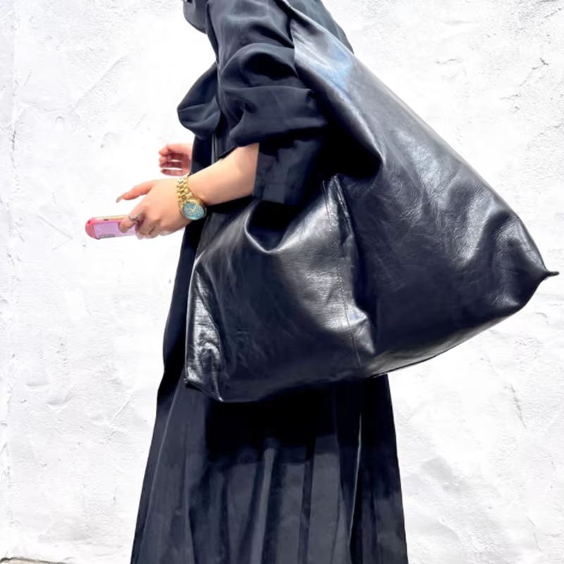 Sac à bandoulière en cuir véritable pour femme