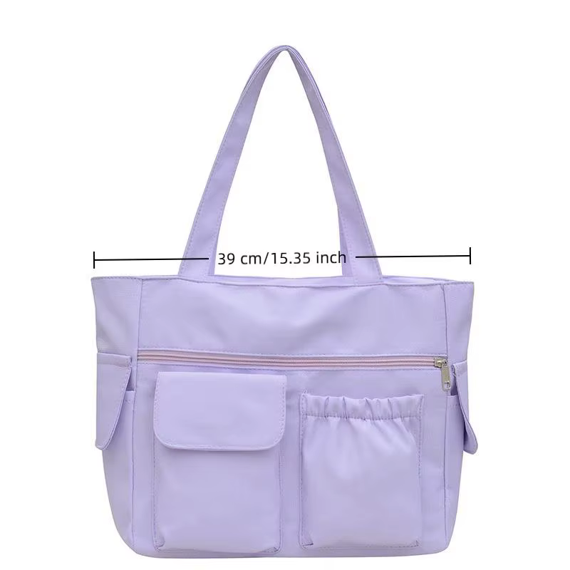 Sac fourre-tout de couleur unie