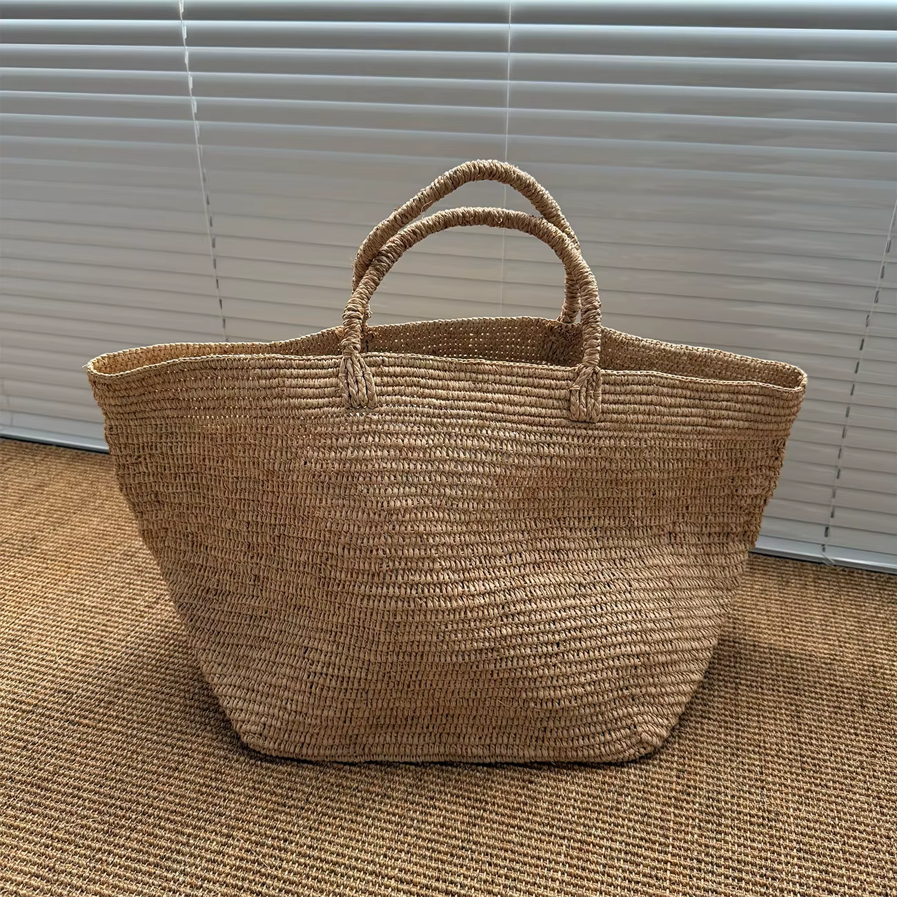 Sac de plage en paille