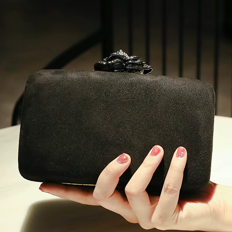 Sac fourre-tout flou pochette de fête de mariée pour femmes sacs à main jaunes de luxe flanelle de mariage petits sacs de créateurs sacs à main à fleurs de diamant