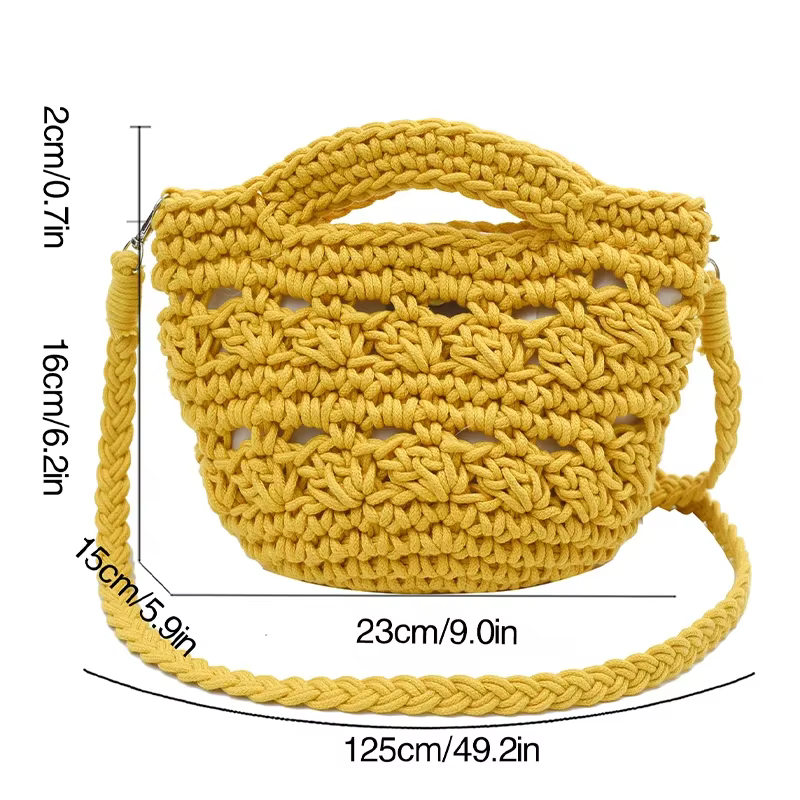 Sac à main en crochet pour femme