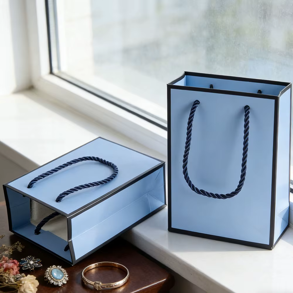 Sacs cadeaux en papier Kraft avec poignées