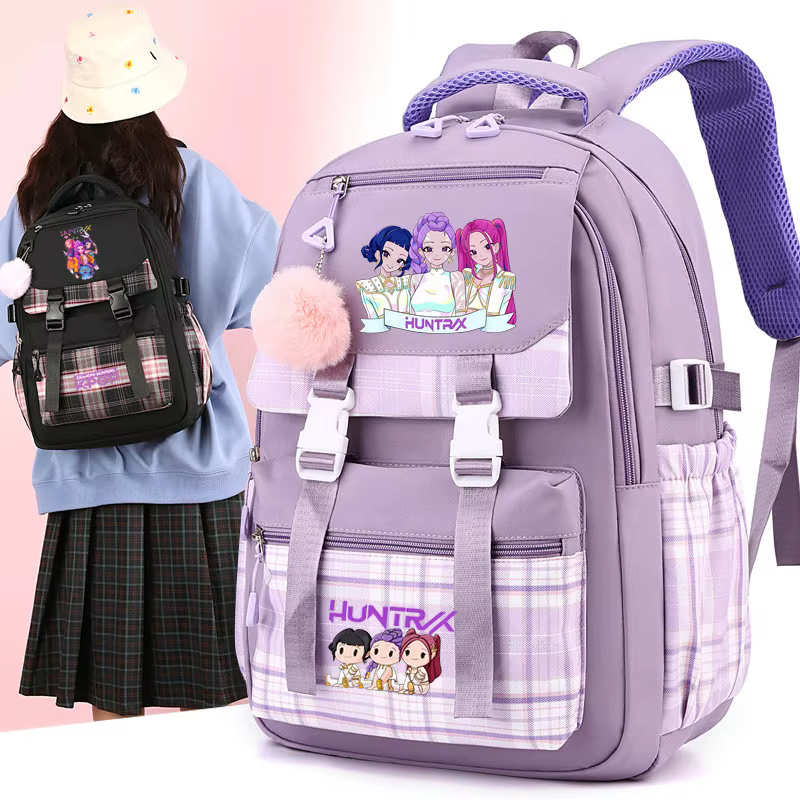 Sac à dos d'étudiant K-Pop Demon Hunters