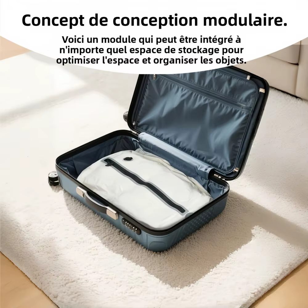 Sac de compression de voyage avec pompe à air