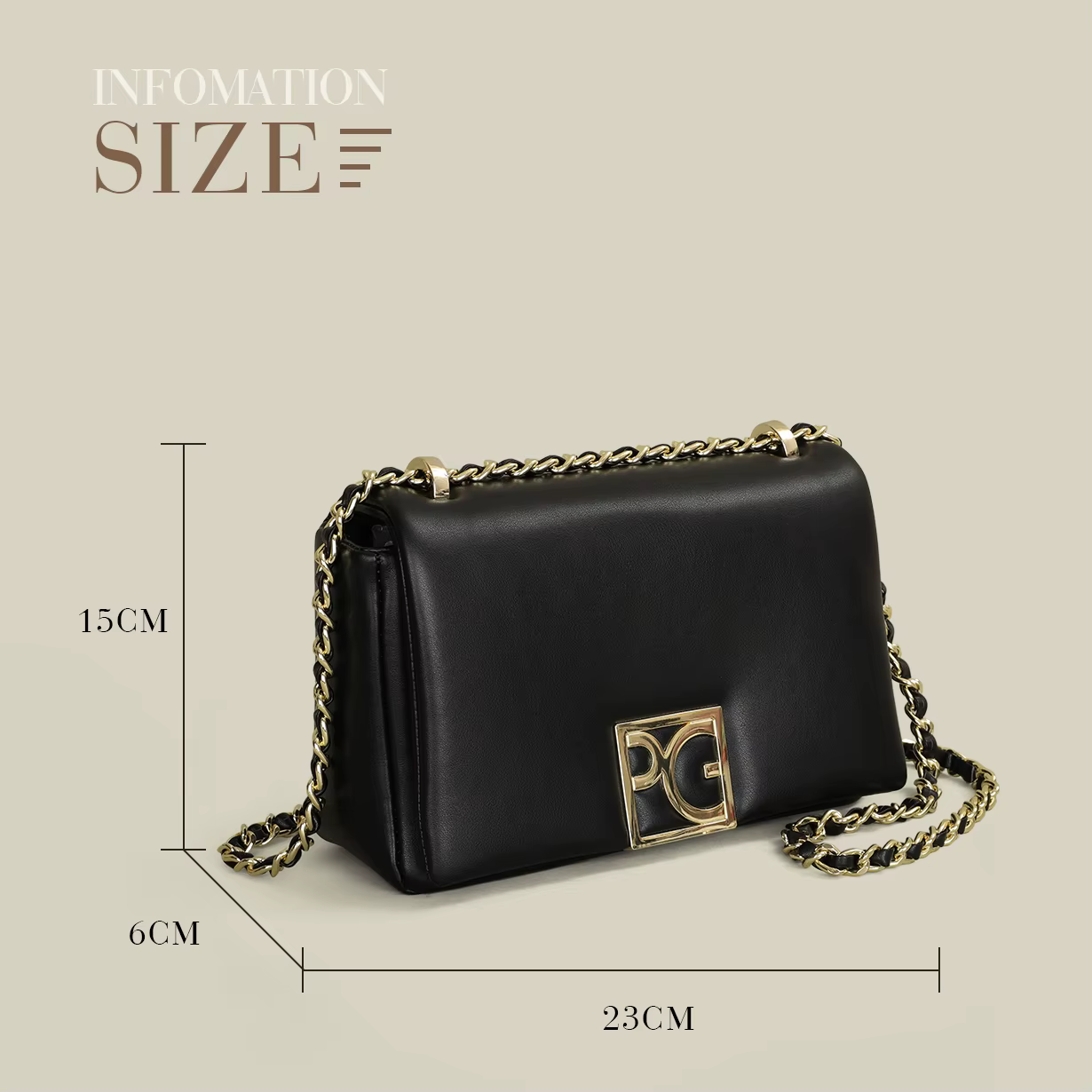 Sac à main PATSY PG GARIS pour femme – Sac décontracté de luxe, design de marque de niche, nouveau, haute qualité, portable, sac bandoulière tendance – Vente de liquidation