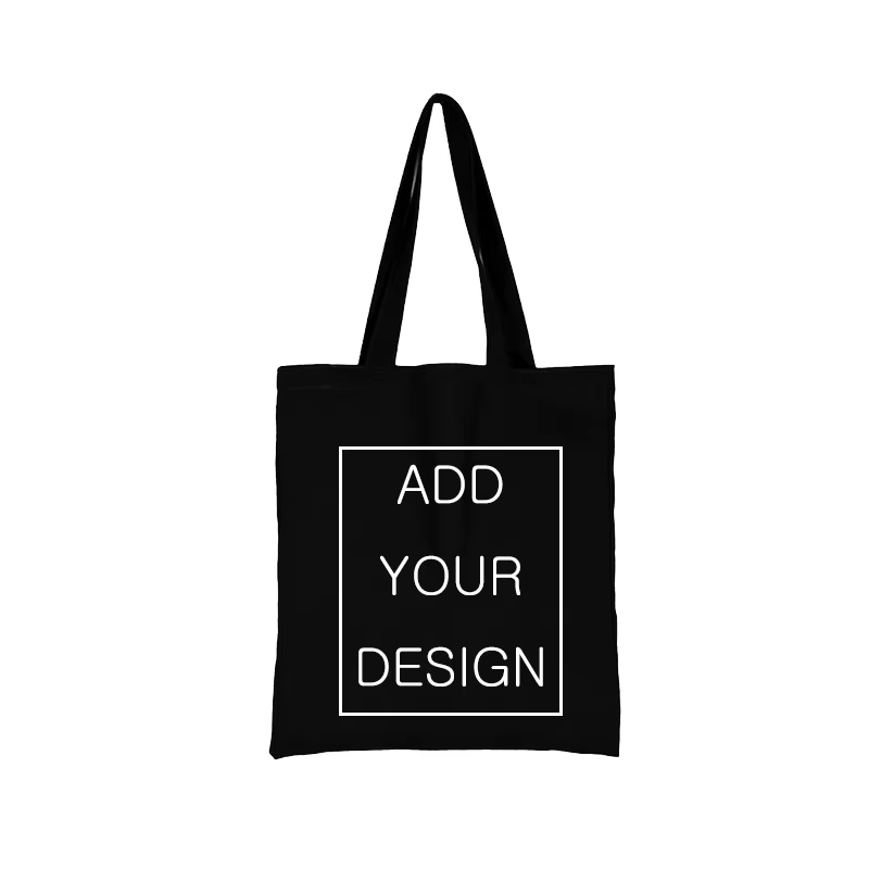 Grand sac noir personnalisable pour femmes