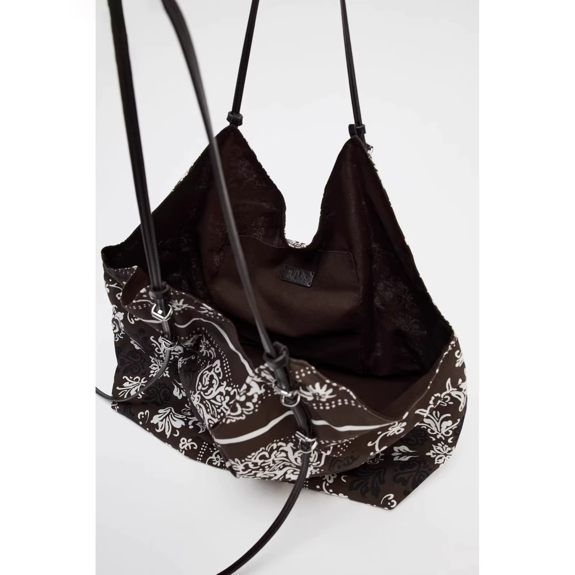 MABULA Bandanna imprimé sacs à bandoulière pour femmes grande capacité Paisley sac fourre-tout créateur de mode motif Floral National sac à main