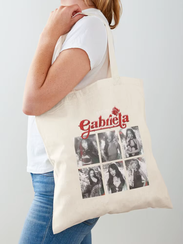 Sac fourre-tout coréen Kpop Katseye pour femmes