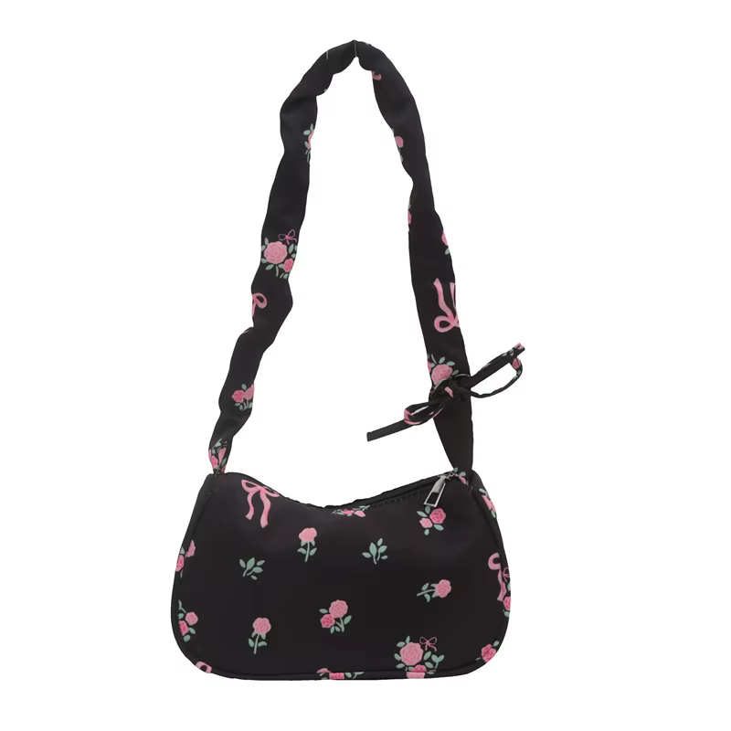 Sac en toile à fleurs douces et douces pour femmes