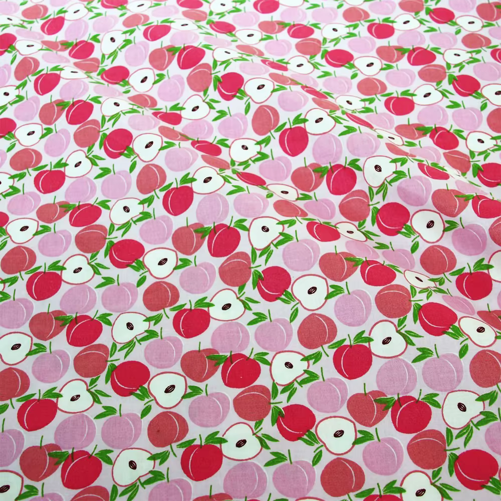 Tissu en coton imprimé fruits 100% coton