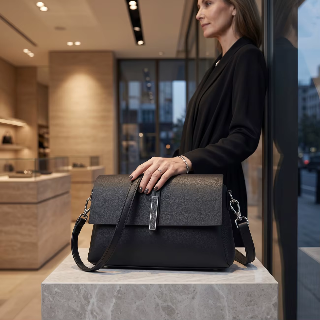 Sac à main en cuir véritable de qualité supérieure pour femmes
