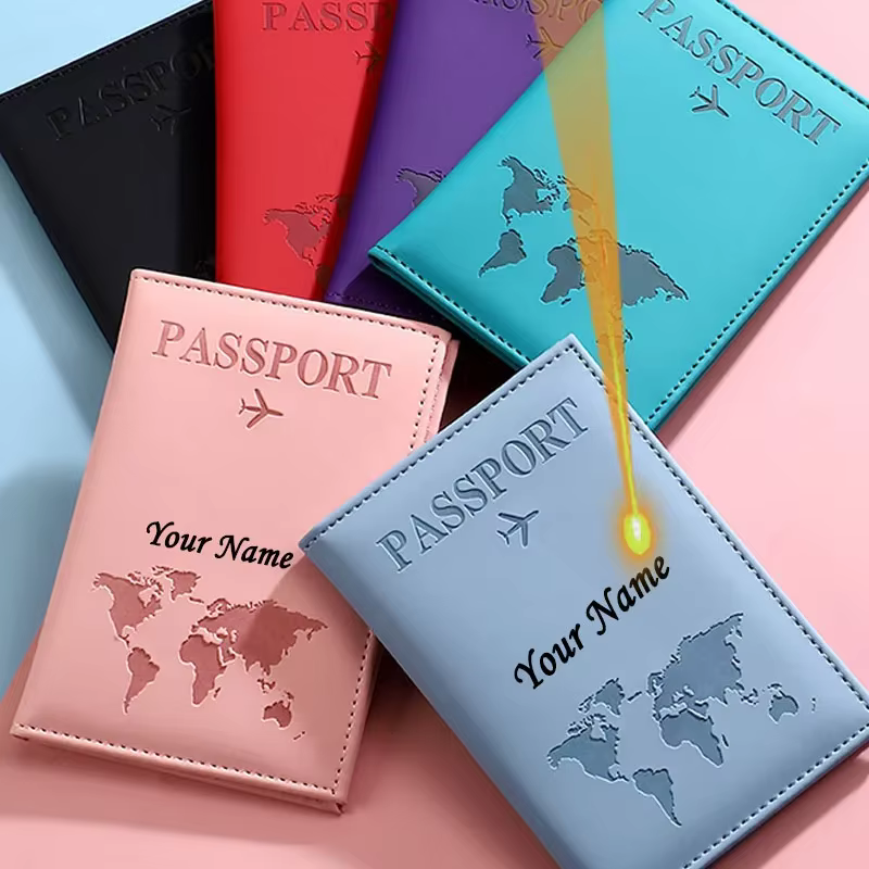 Étui porte-passeport de voyage personnalisé