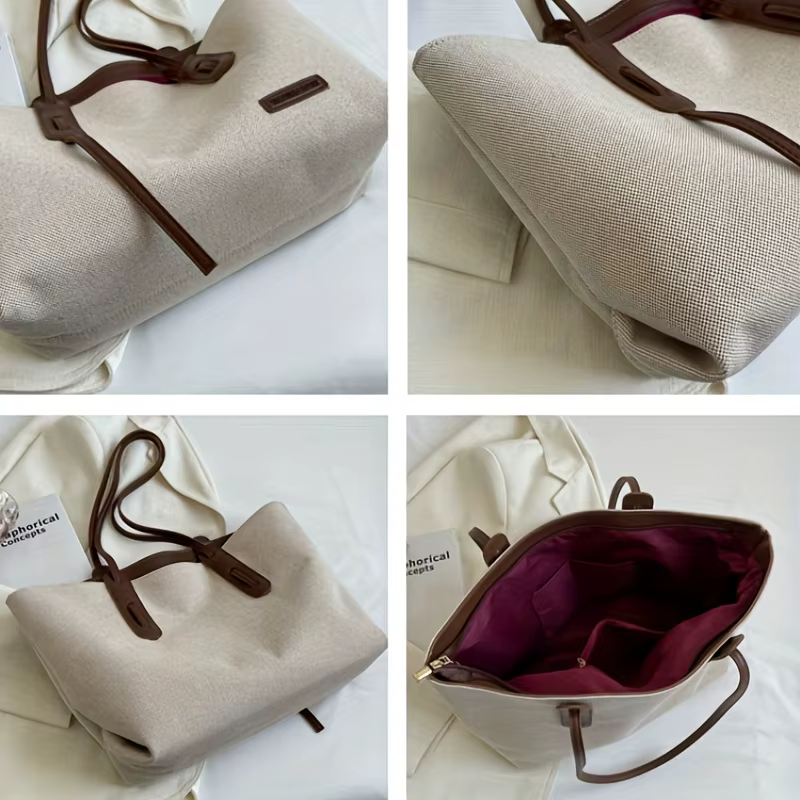 Sac à bandoulière décontracté de grande capacité pour femmes