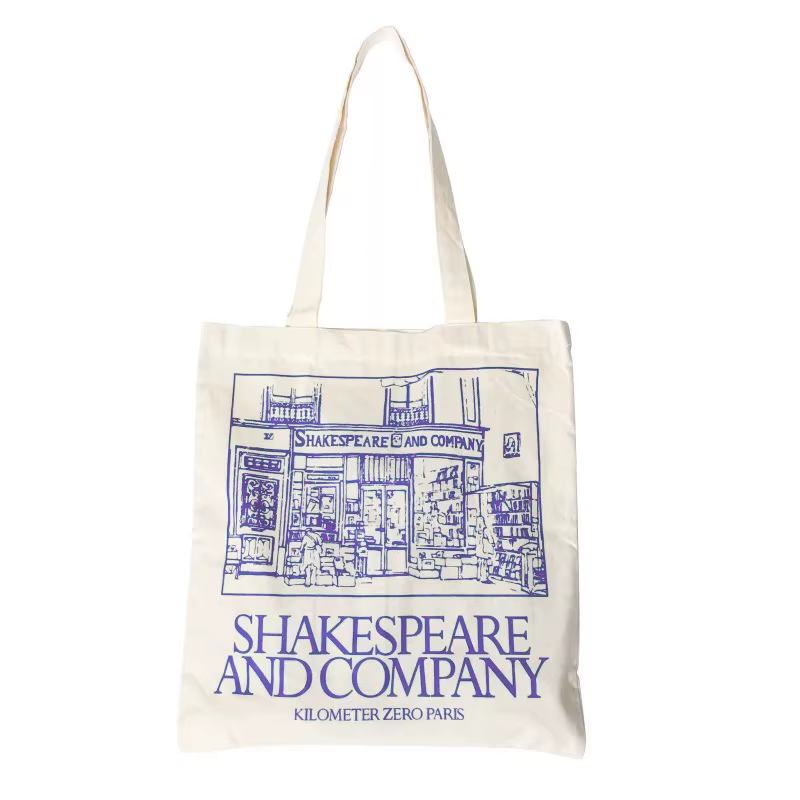 Sac écologique en coton fin pour librairie Paris Shakespeare