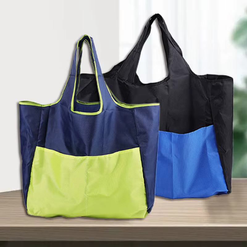 Grand Sac à Provisions Pliable Réutilisable pour Femme
