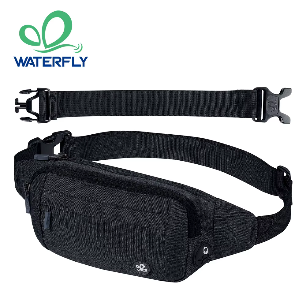 WATERFLY Fanny Pack taille sac pochette Bum ceinture sac épaule bandoulière poitrine sac poche Sport pour Jogging randonnée randonneur femme homme