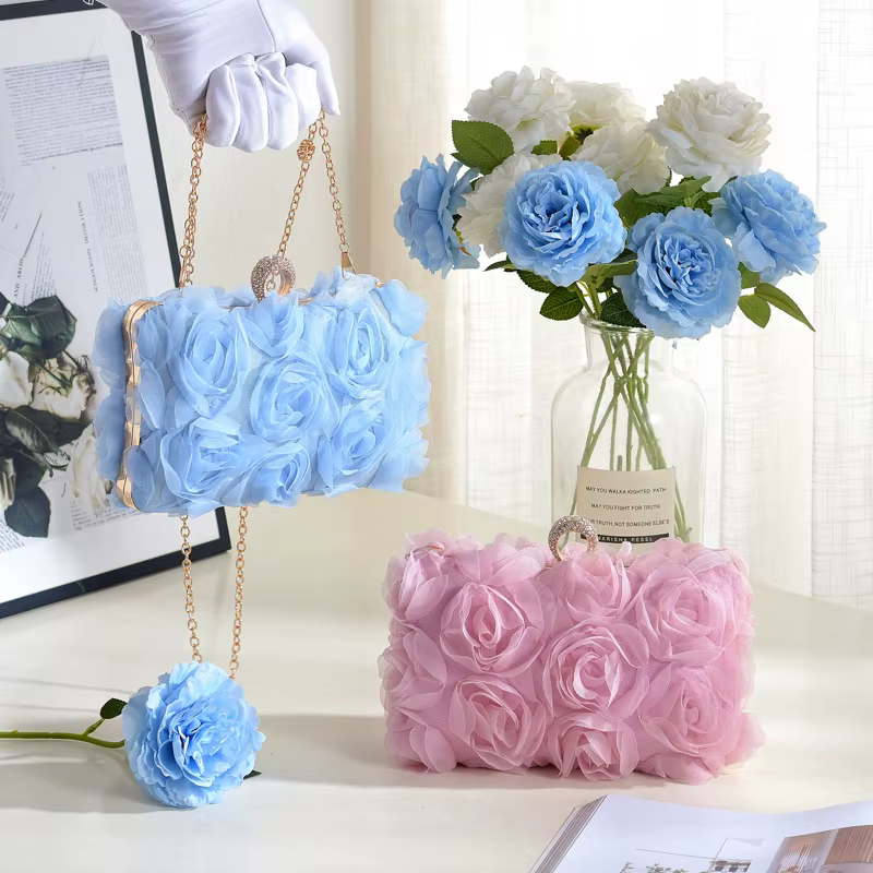 Sac à main pour robe de mariée blanche