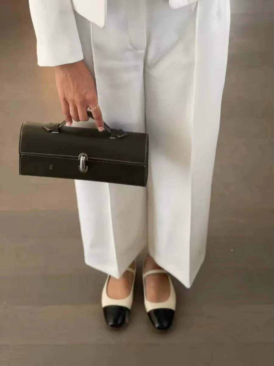 Sac carré rétro minimaliste de niche