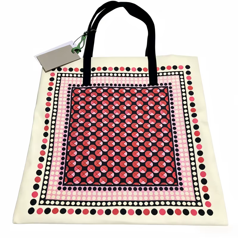 Sacs en toile carrés, sacs de shopping décontractés