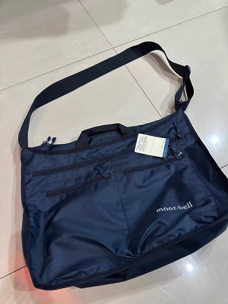 Montbell Sac de rangement d'épaule à bandoulière imperméable en nylon léger extérieur