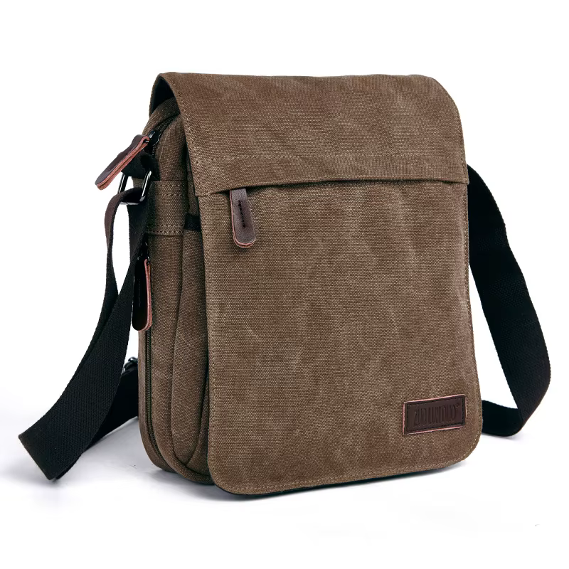 Sac à main décontracté sacs à bandoulière simples Vintage toile mode nouveau 2024 fermeture éclair Ipad sac téléphone