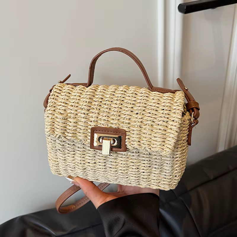 Nouveau Sac à Main en Paille Été 2026 pour Femme