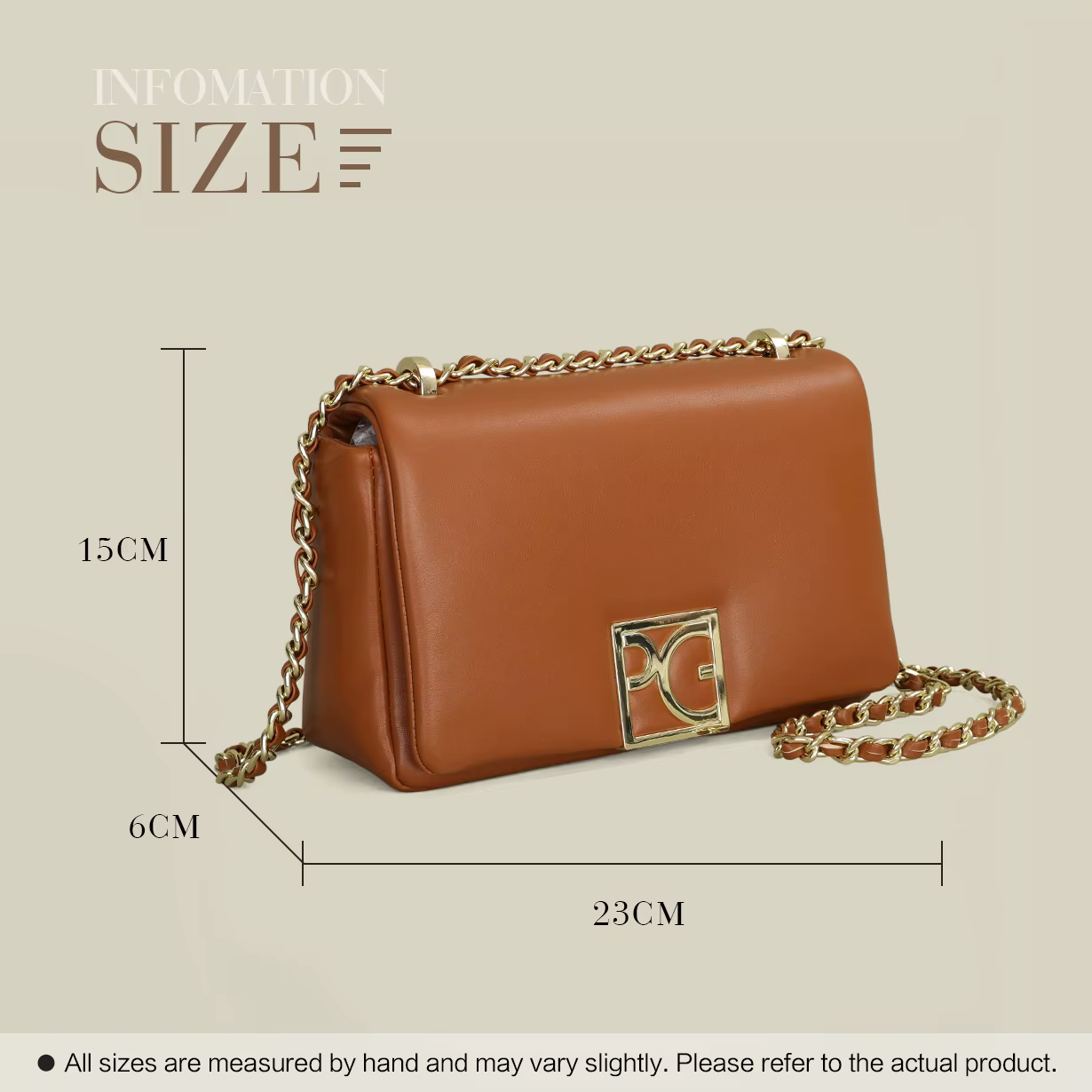 Sac à main PATSY PG GARIS pour femme – Sac décontracté de luxe, design de marque de niche, nouveau, haute qualité, portable, sac bandoulière tendance – Vente de liquidation