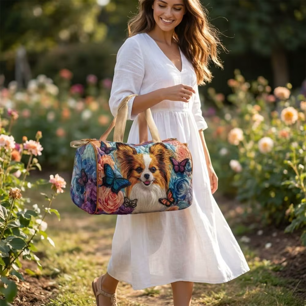 Sac fourre-tout pour femmes avec motifs de chiens