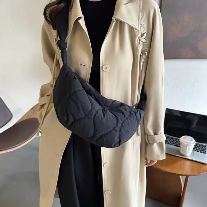 Sac à bandoulière bouffant pour femmes