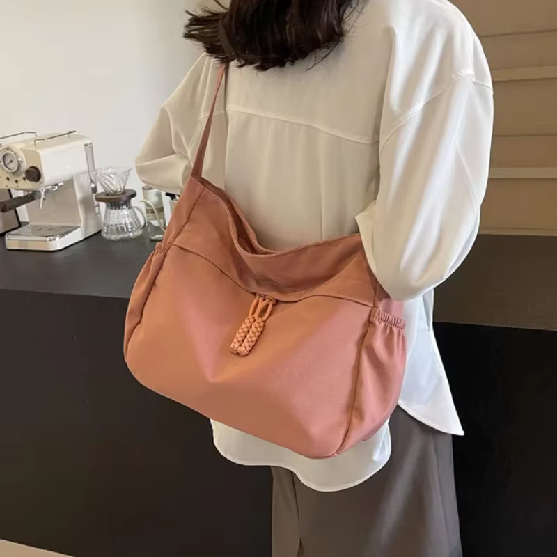 Sac à Bandoulière Hobos en Nylon pour Femme