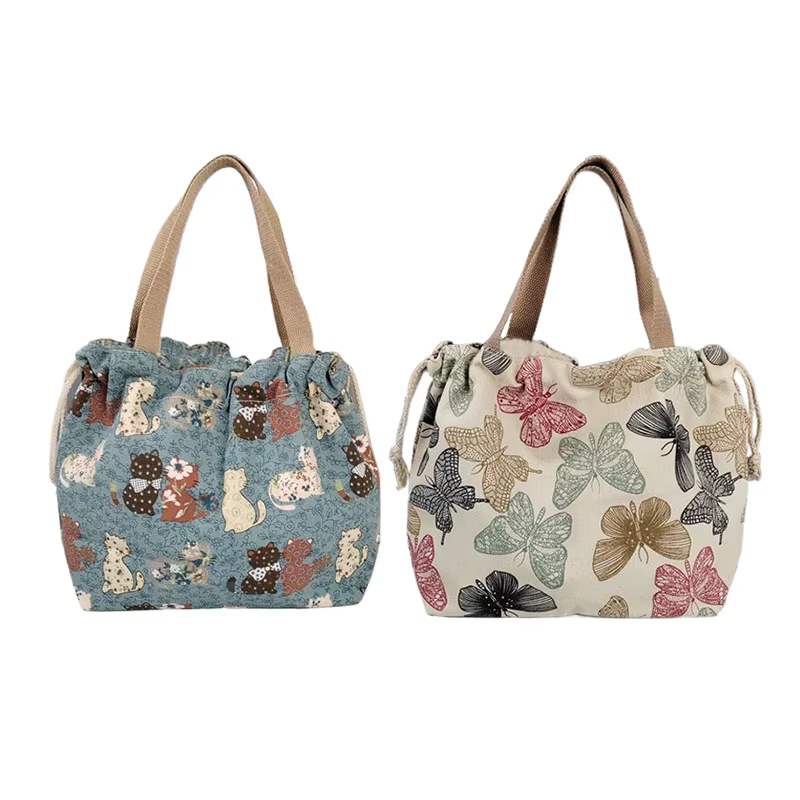 Sac à main en toile imprimée à la mode