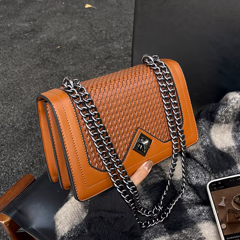 Marque chaîne épaule aisselle sac à main concepteur copie sac de luxe de haute qualité en cuir PU dames sac