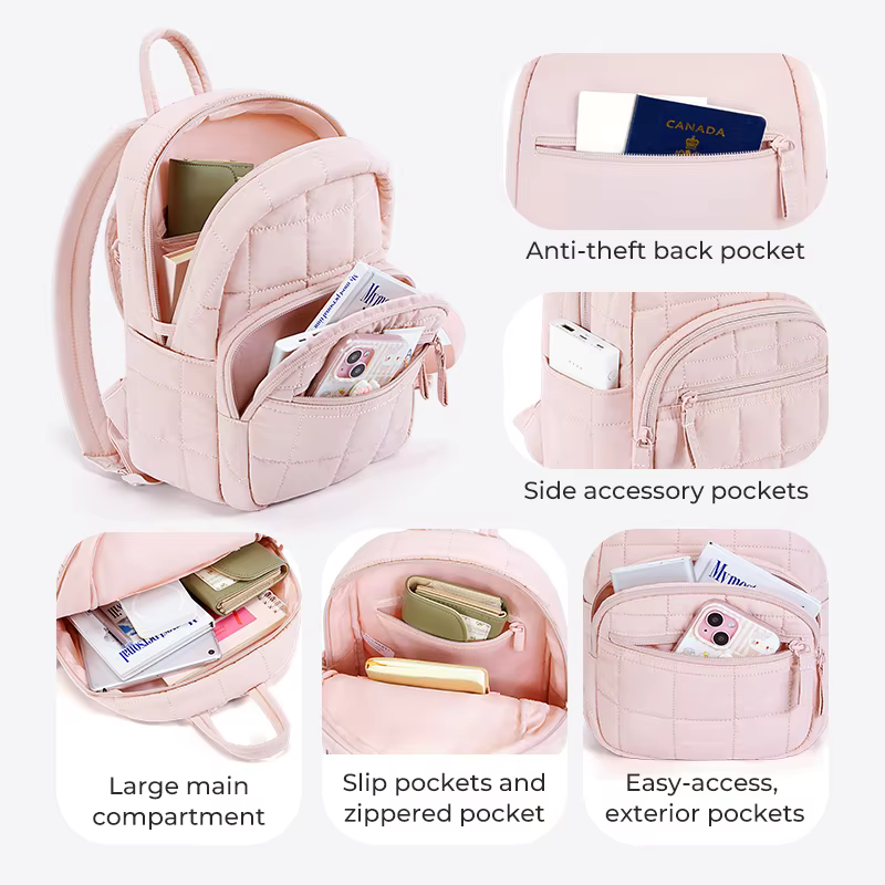 BAGSMART Petit sac à dos mignon pour femme