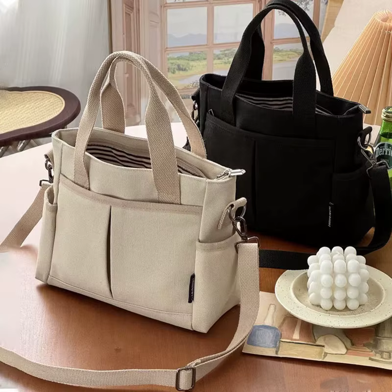 Sac à bandoulière à poches multiples pour femmes