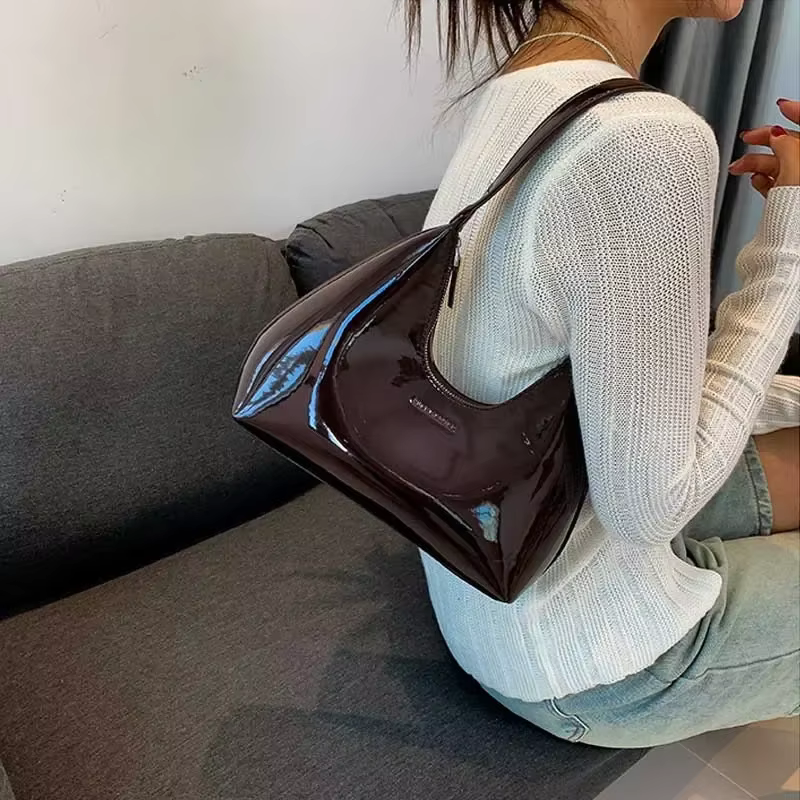 Sacs à bandoulière solides de styliste pour femmes