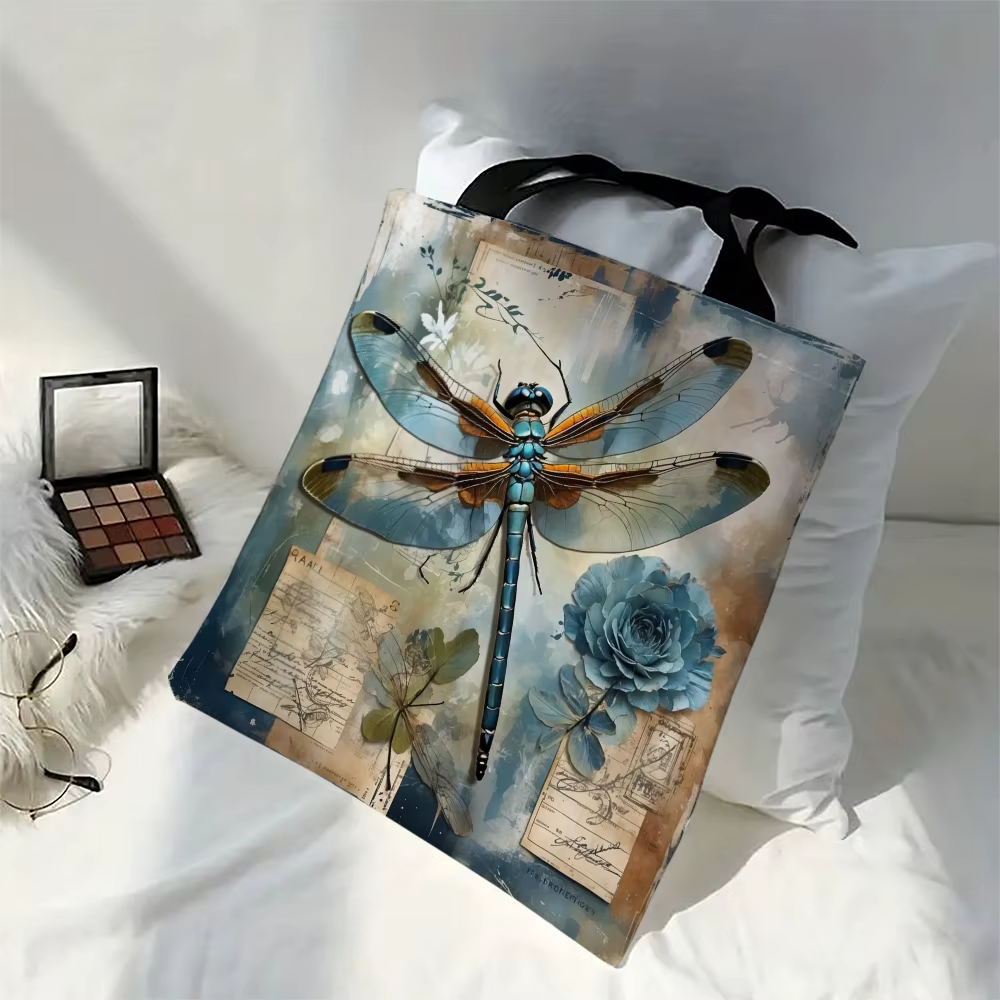 Sac fourre-tout d'art libellule