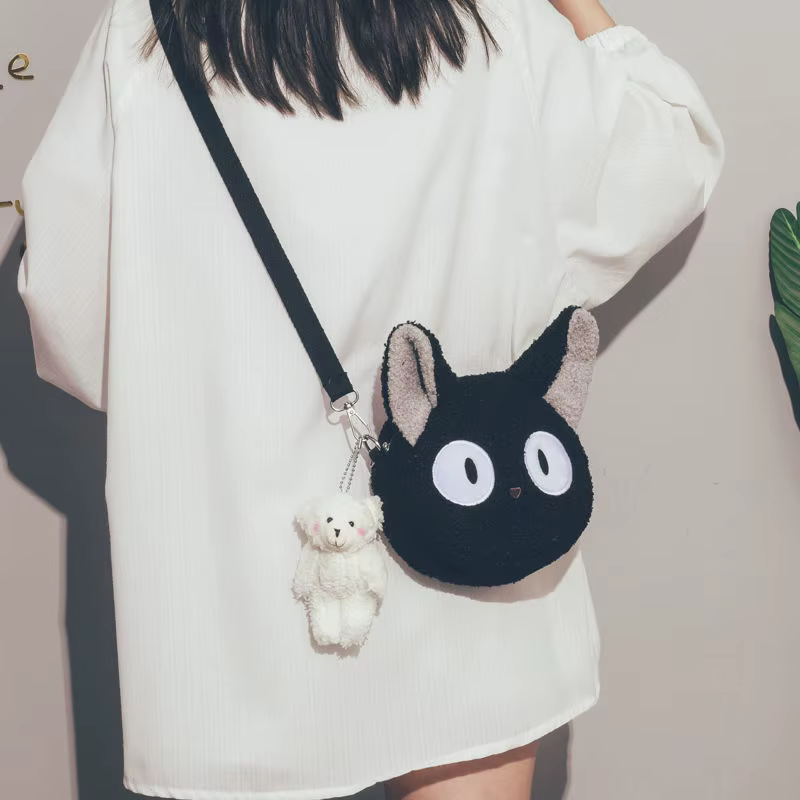 Style japonais Kawaii sac femmes dessin animé en peluche sac à bandoulière