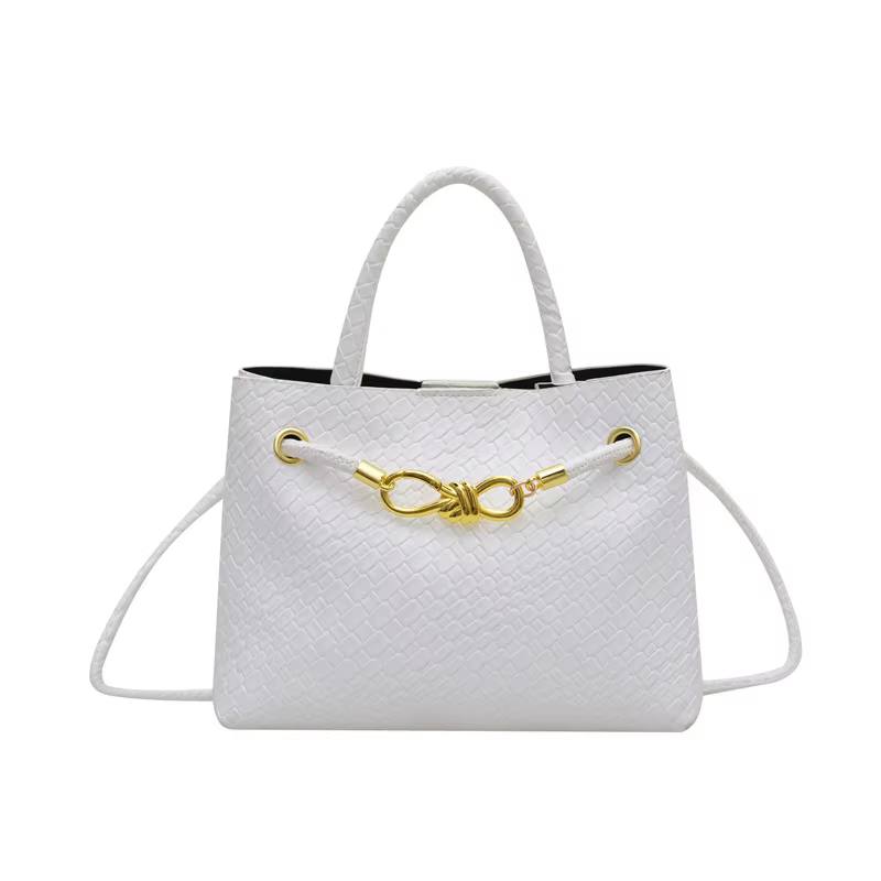 Sac fourre-tout élégant pour femme 2026 – Sac à main de banlieue de luxe à motif tissé