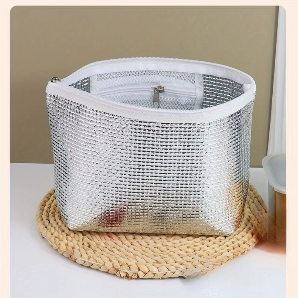 Sac isotherme réutilisable avec fermeture éclair - Indispensable pour la maison