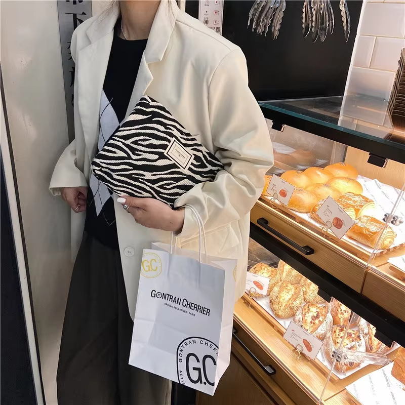 Grand sac à cosmétiques léopard pour femmes