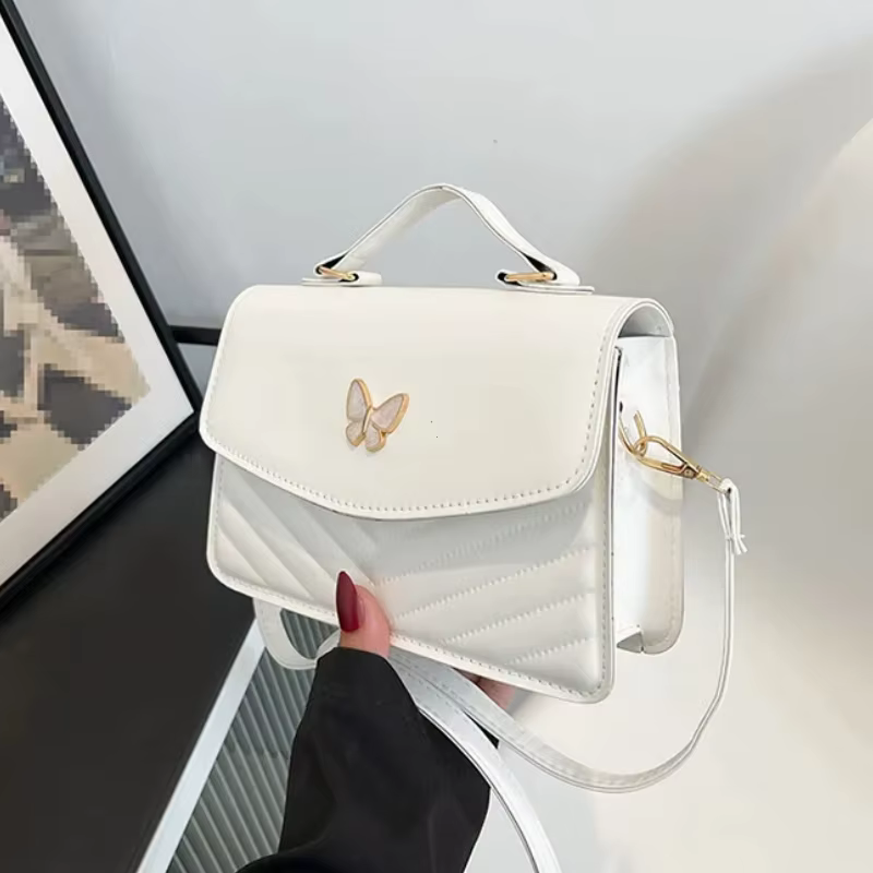 PU polyvalent et à la mode Portable petit sac carré unique épaule sac à bandoulière luxe sac à main De créateur Bolsas De Mujer