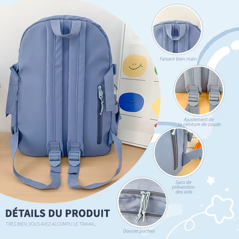 Nouveau sac à dos en nylon mignon