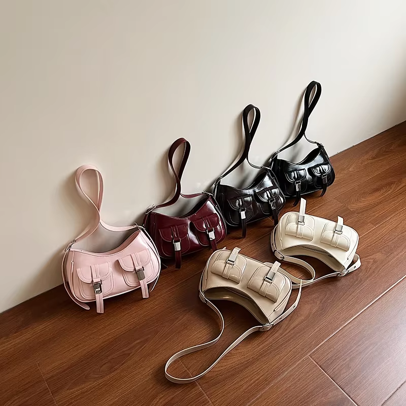 Sacs à bandoulière en cuir PU pour femmes