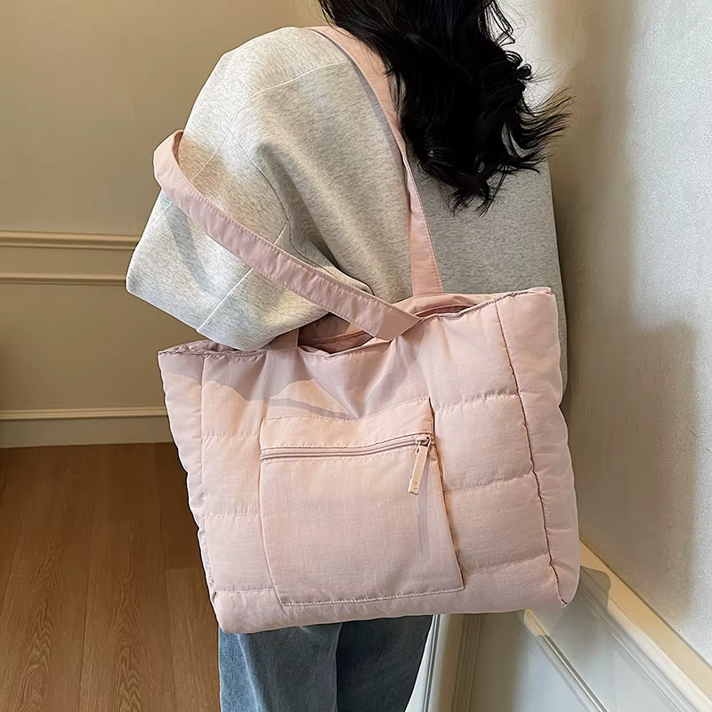 Sac fourre-tout en tissu de grande capacité