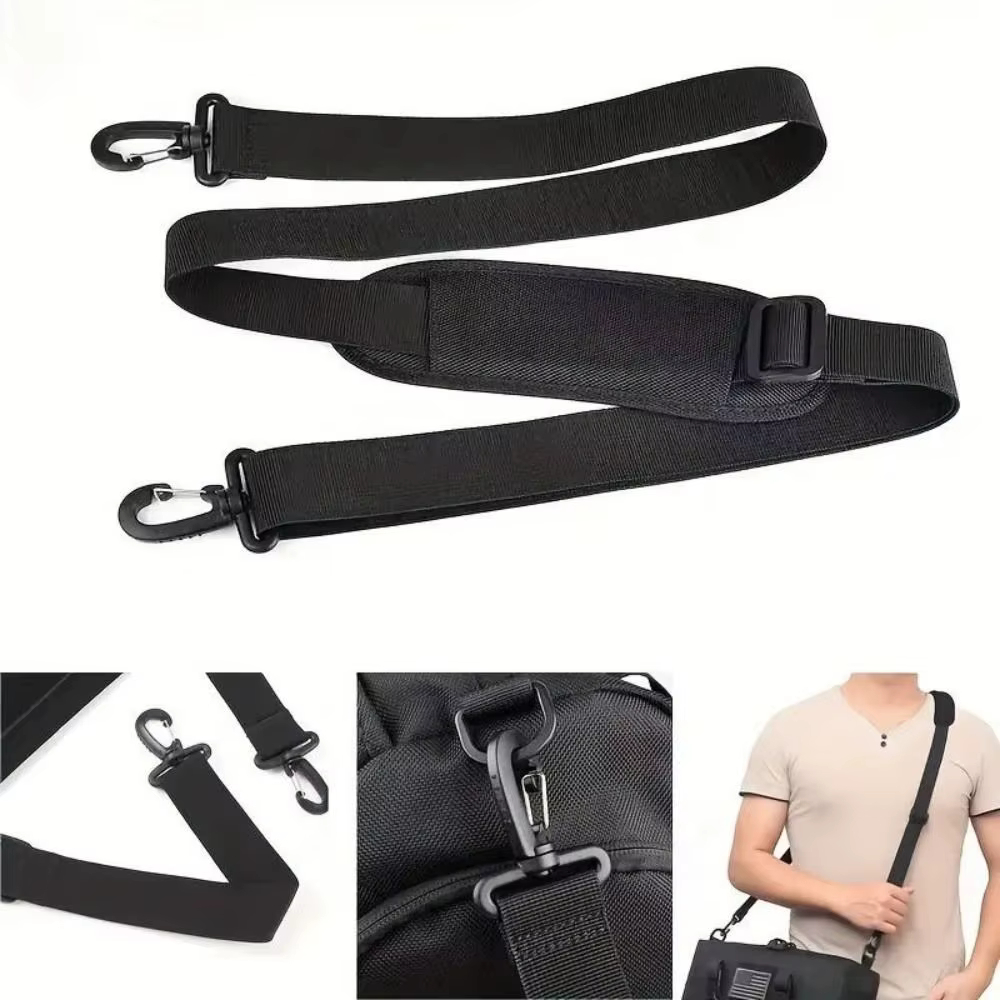 Sangle de sac réglable en nylon noir