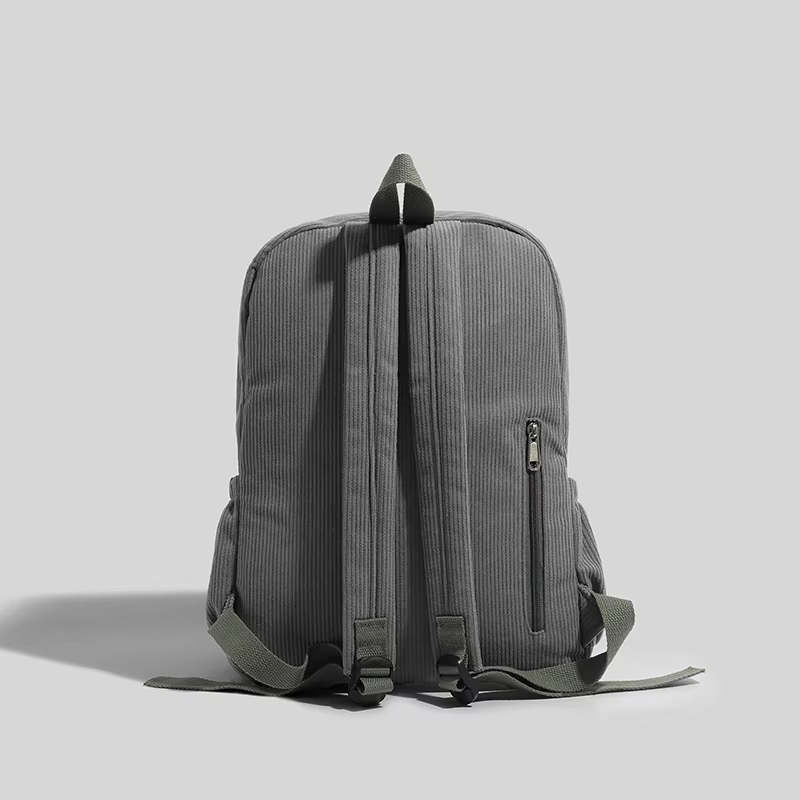 Sac à dos en velours côtelé tendance