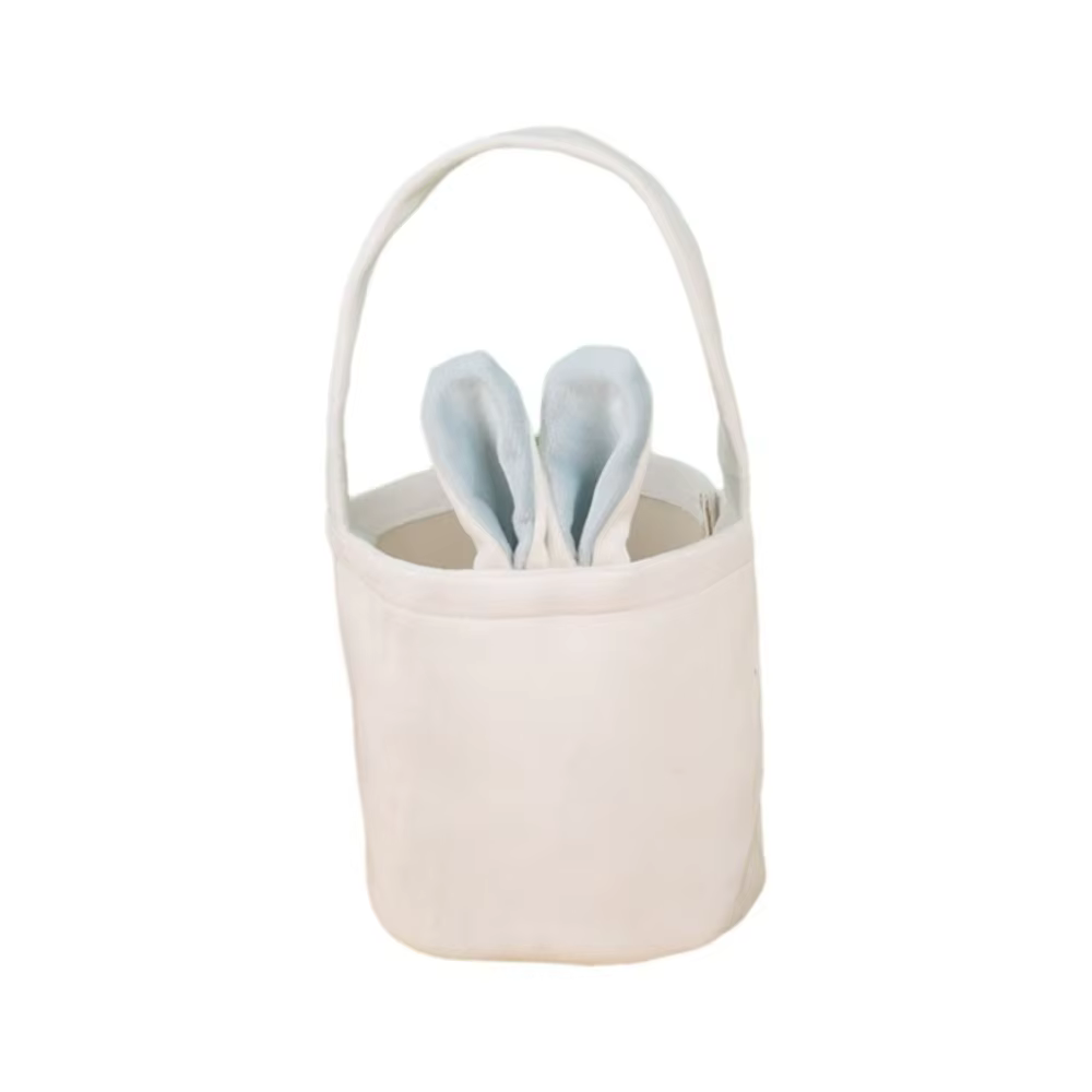 Sac fourre-tout en tissu avec oreilles de lapin mignonnes