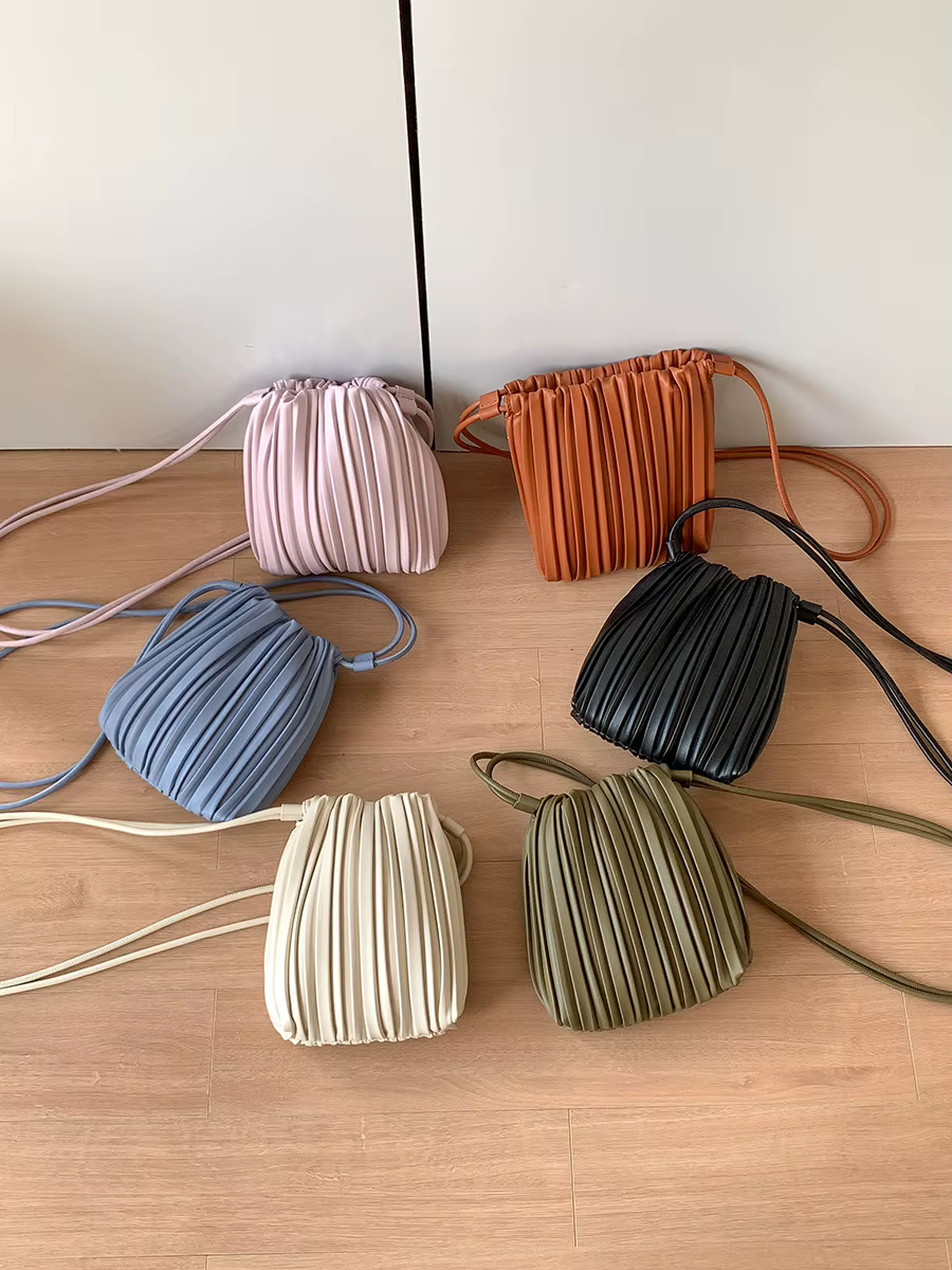 Sac à main mini en nylon multicolore tendance pour femme