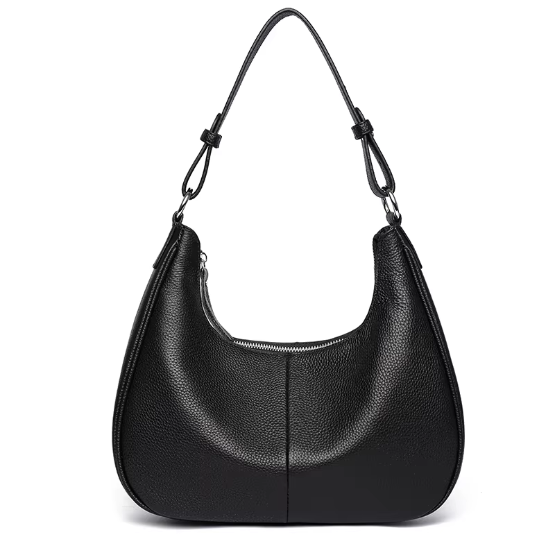 Sacs à bandoulière en cuir de vachette véritable de haute qualité pour femmes