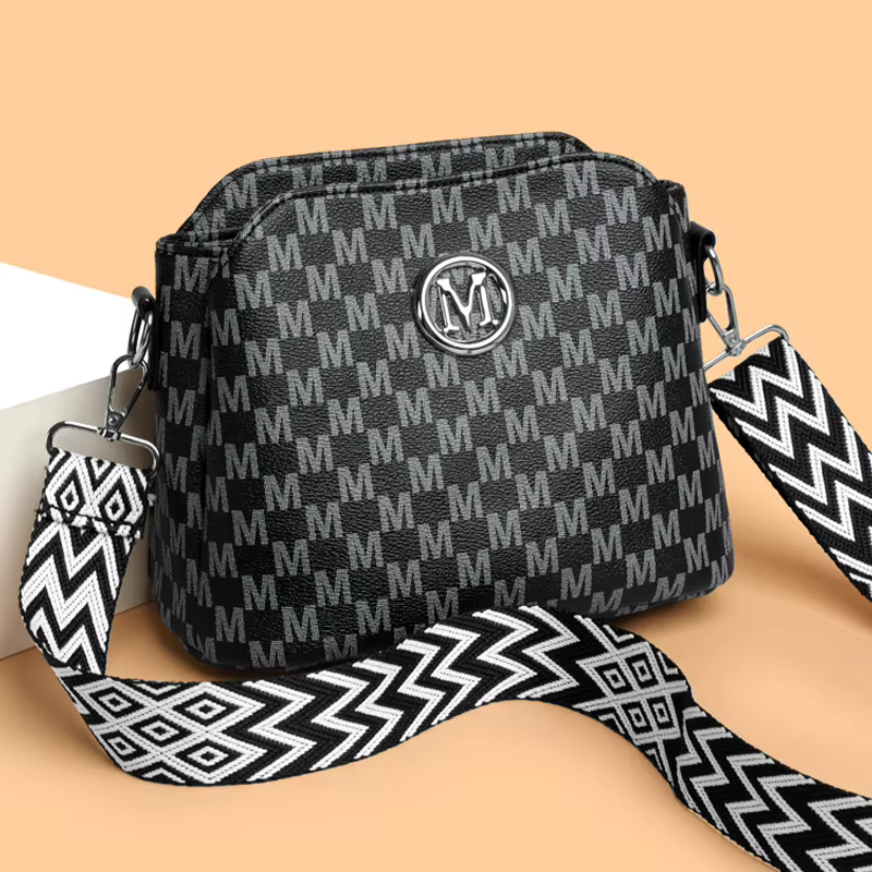 Sac à bandoulière en simili cuir synthétique pour femmes